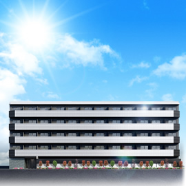 ラフィスタ下丸子外観パース